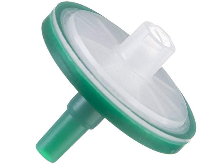 stříkačkový filtr ProFill o průměru 25 mm bez předfiltru, PTFE membrána