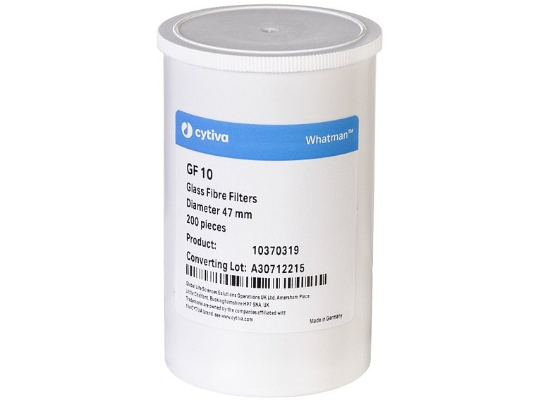 Filtr ze skleněných mikrovláken s pojivem, kruhové výseky, Whatman