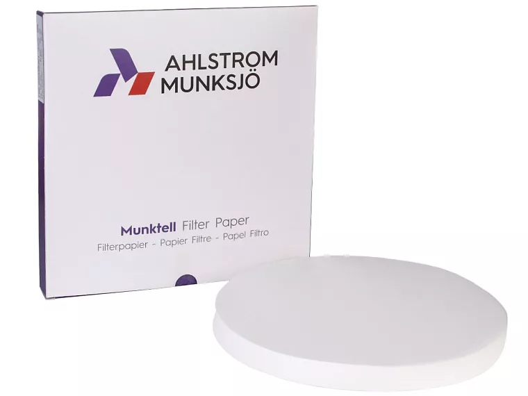 Filtrační papír pro kvalitativní analýzu, kruhové výseky, Munktell Ahlstrom