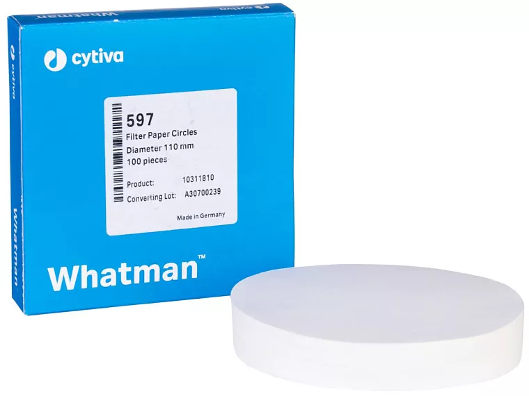 Filtrační papír pro kvalitativní analýzu, kruhové výseky, Whatman