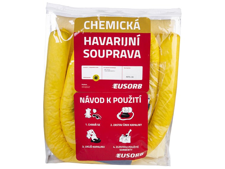Havarijní souprava, chemická, sorpční kapacita 23 litrů