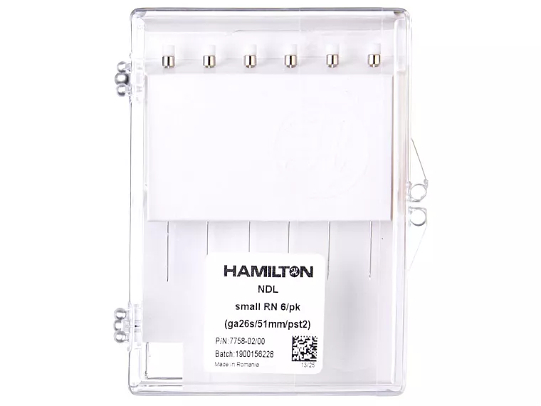 Jehla s ostrým hrotem k mikrostříkačkám Hamilton, náhradní