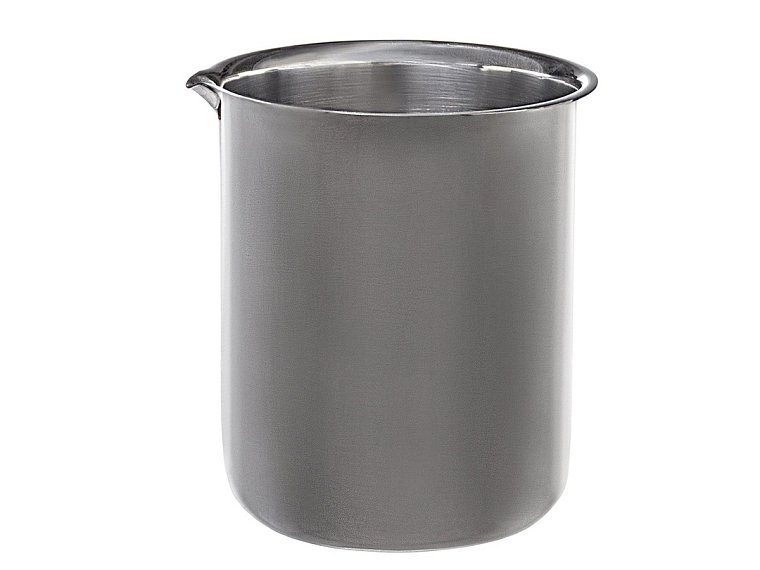 Kádinka s výlevkou, nerezová