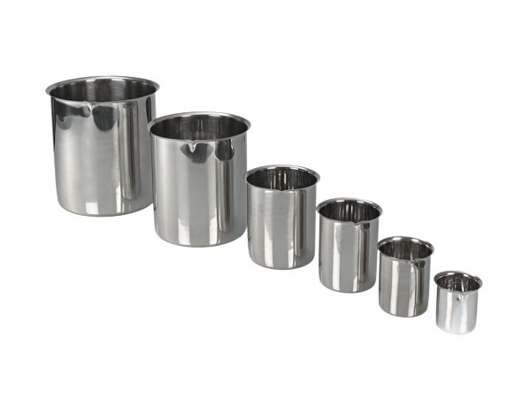 Kádinka s výlevkou, nerezová