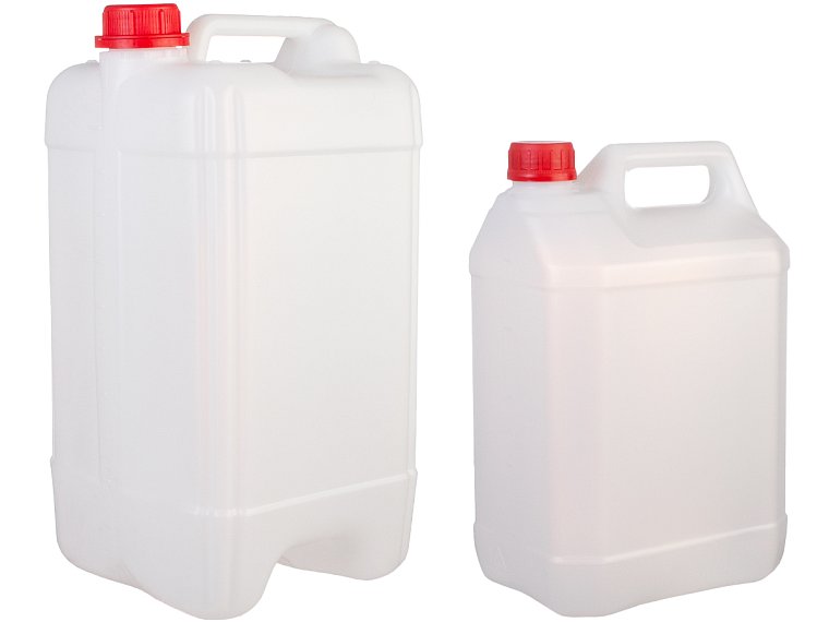 Kanystr se šroubovým uzávěrem, HDPE