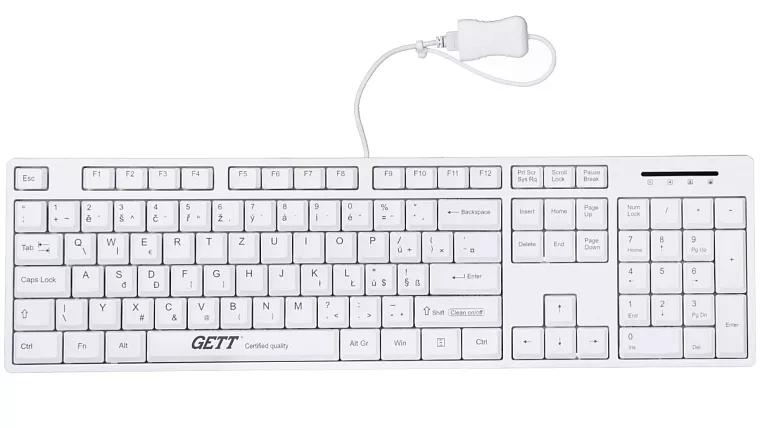 Klávesnice hygienická CleanType Easy Basic, voděodolná
