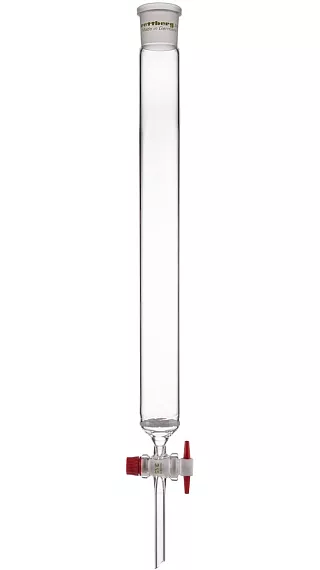 Kolona chromatografická skleněná, s fritou S0