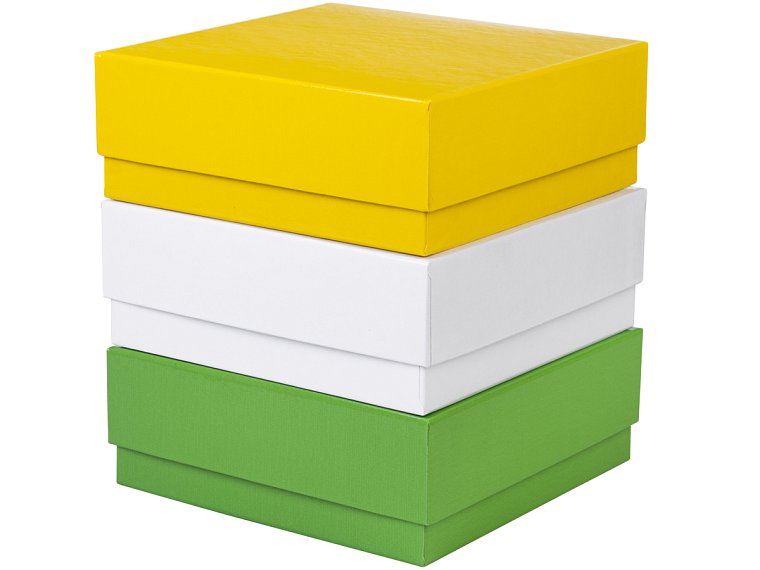 Kryobox papírový, 136 x 136 x 50 mm