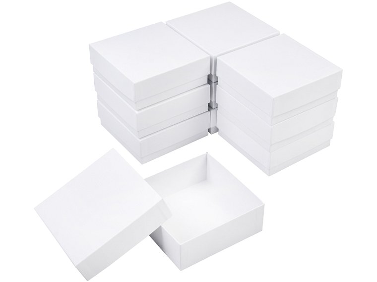 kryoboxy s víkem, bez mřížky, balení po 10 ks