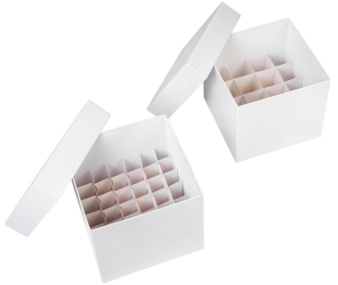 Kryobox papírový pro centrifugační zkumavky Falcon