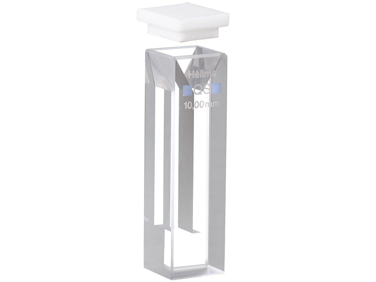 fluorescenční kyveta s PTFE víčkem, typ 108.002F-QS