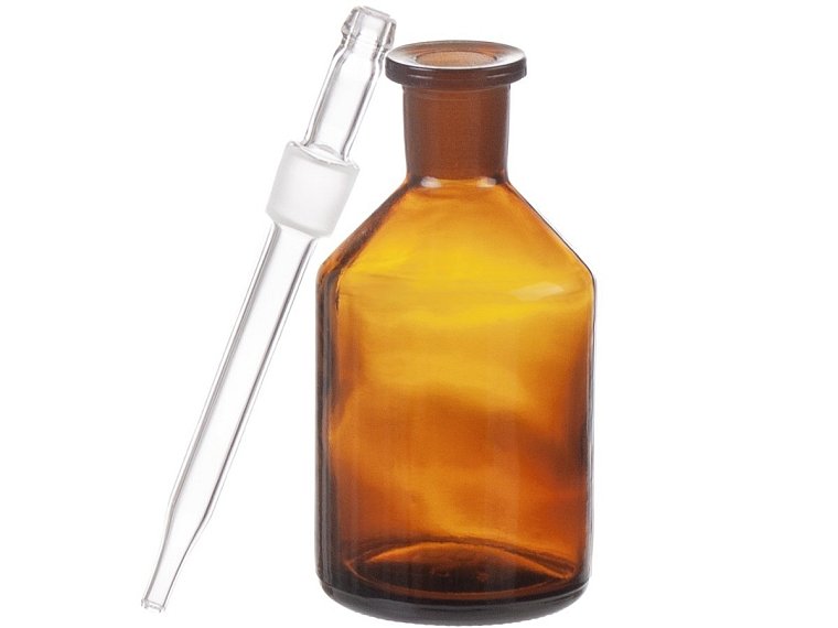 Láhev indikátorová, hnědá, SIMAX