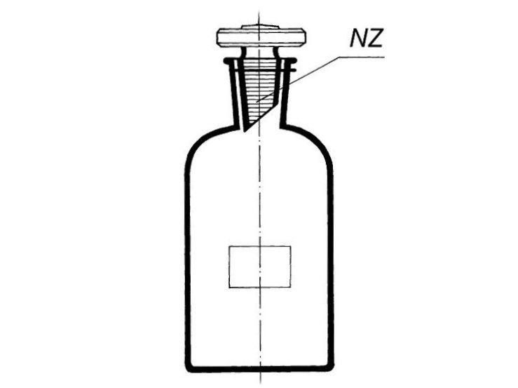 Láhev kyslíkovka dle Winklera