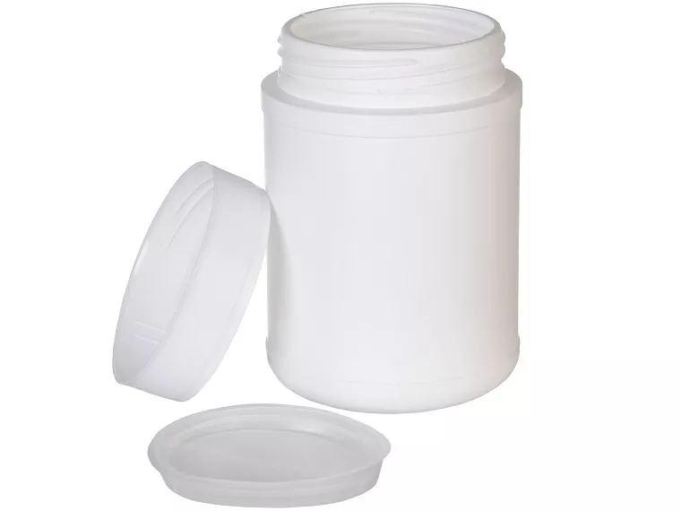 Láhev na chemikálie, širokohrdlá, bez uzávěru, HDPE