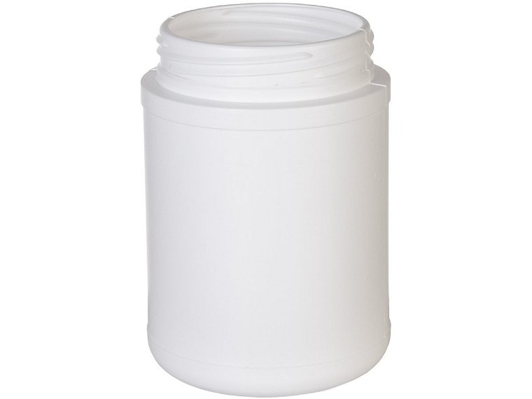 Láhev na chemikálie, širokohrdlá, bez uzávěru, HDPE