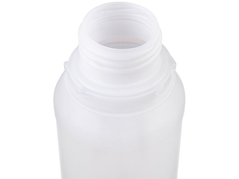 Láhev širokohrdlá včetně uzávěru s bezpečnostním kroužkem, HDPE