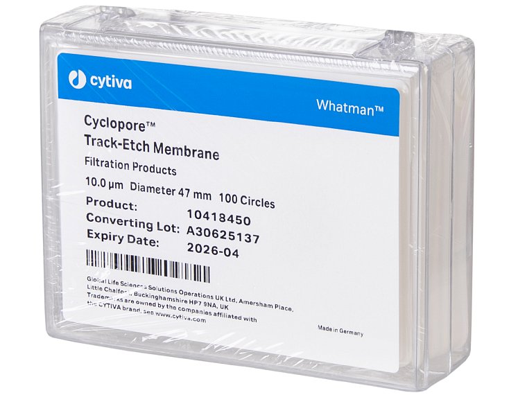 Membránový filtr Cyclopore z polykarbonátu, Whatman