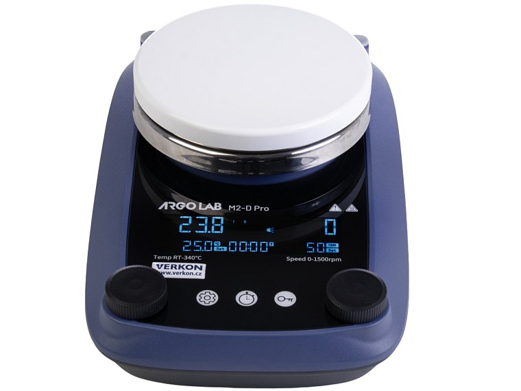 Míchačka magnetická ArgoLab M2-D Pro NEW, s ohřevem
