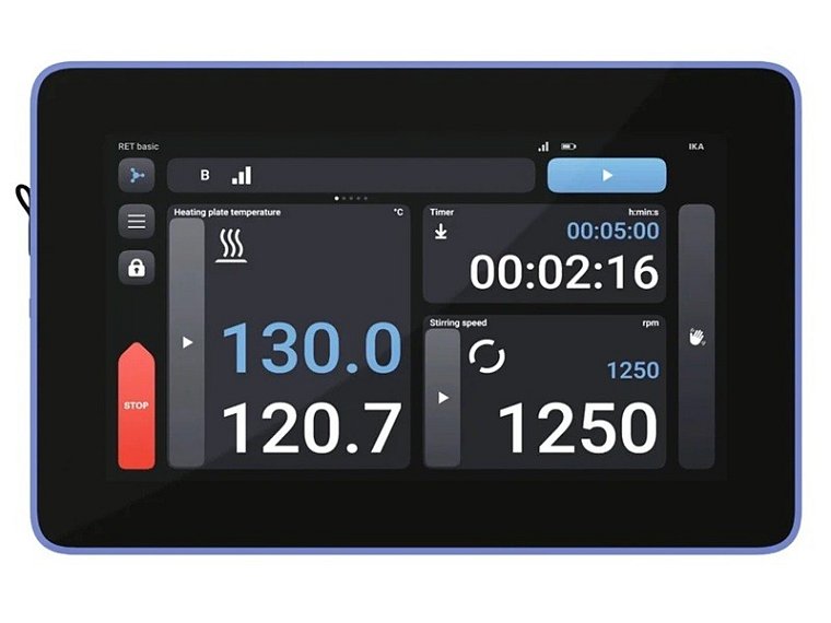 externí řídicí panel IKA HUB (objednává se samostatně)