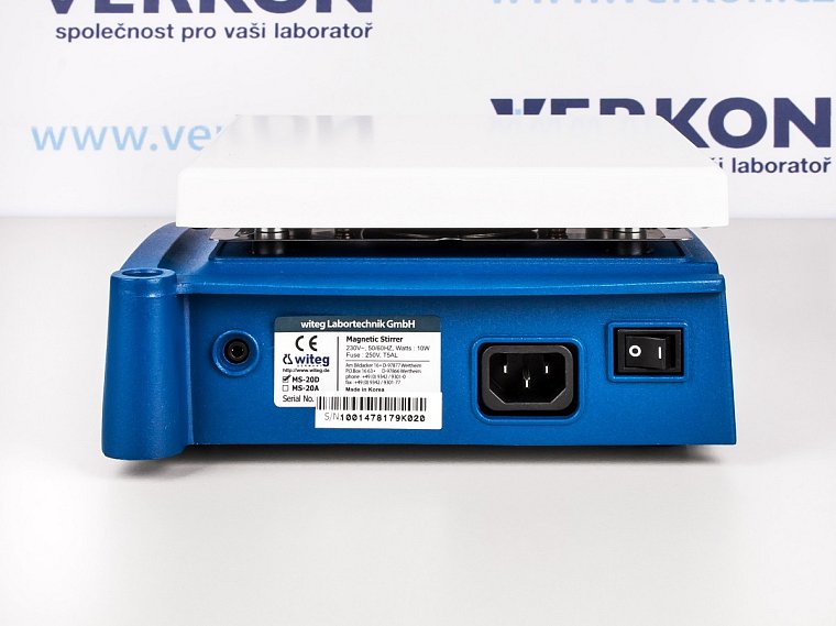 Míchačka magnetická Witeg MS-20D, bez ohřevu, s keramickou deskou