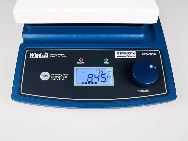 Míchačka magnetická Witeg MS-20D, bez ohřevu, s keramickou deskou