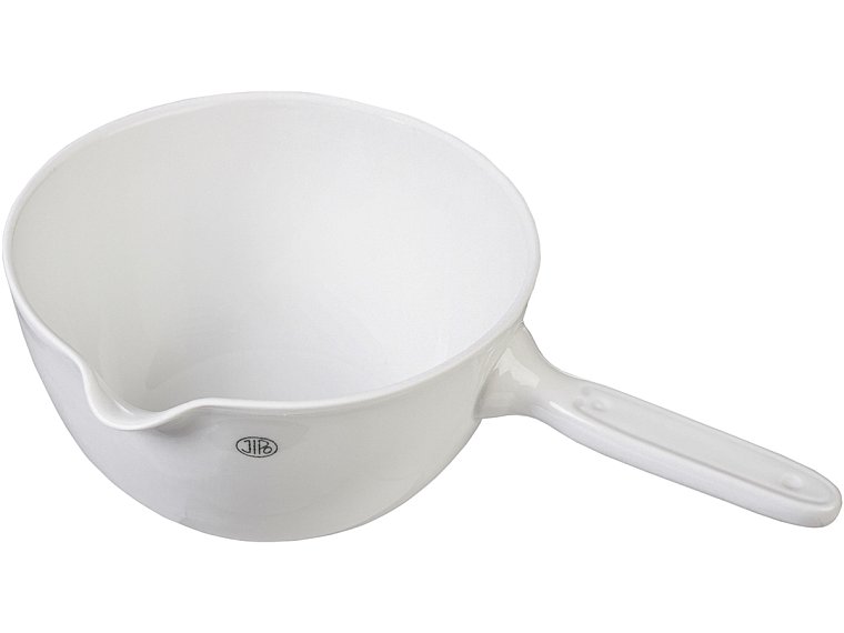 Miska odpařovací porcelánová s plochým dnem a držadlem