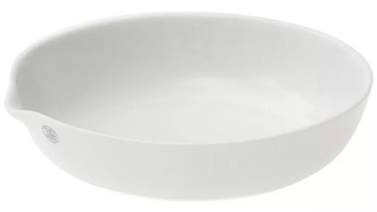 Miska žíhací porcelánová, s výlevkou