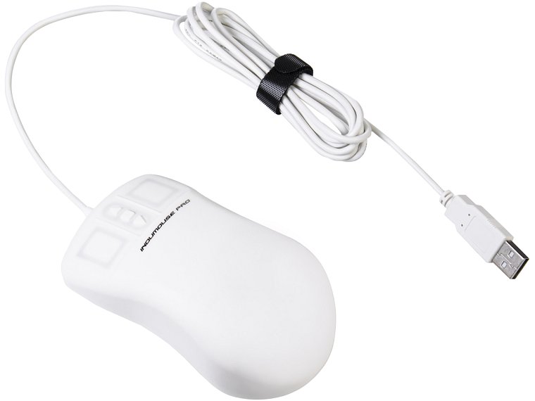 Myš hygienická INDUMOUSE, voděodolná, silikonová