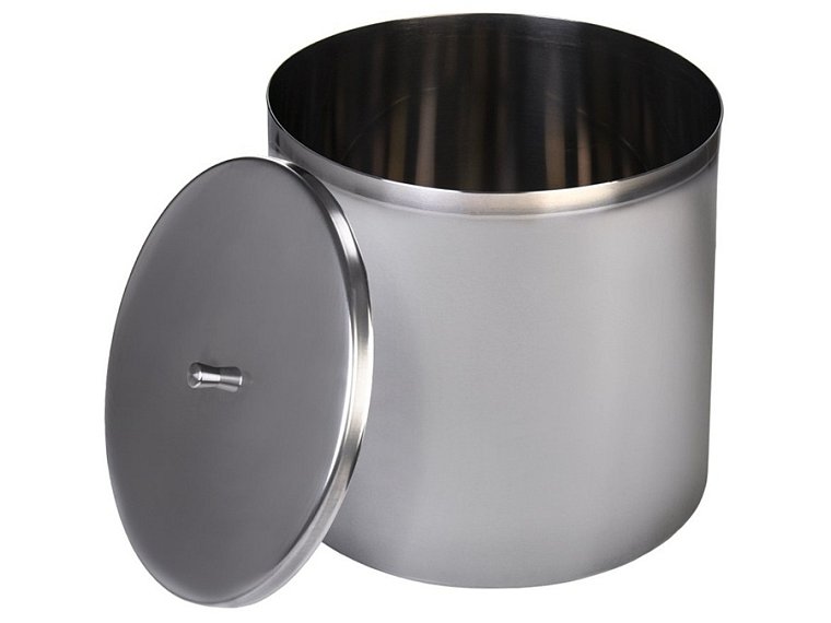 Nádoba s víčkem, nerezová