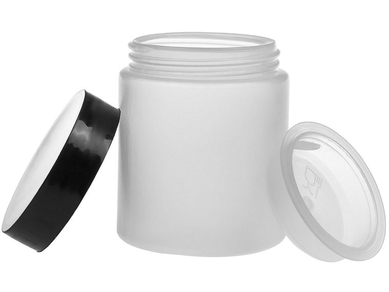 Nádobka skladovací, širokohrdlá, HDPE