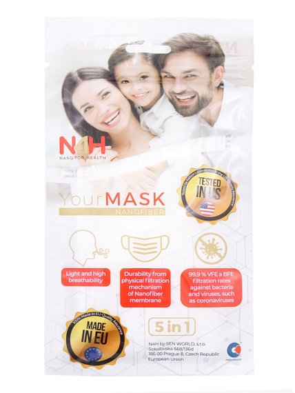 Nanorouška YourMASK, jednorázová, z nanotextilie