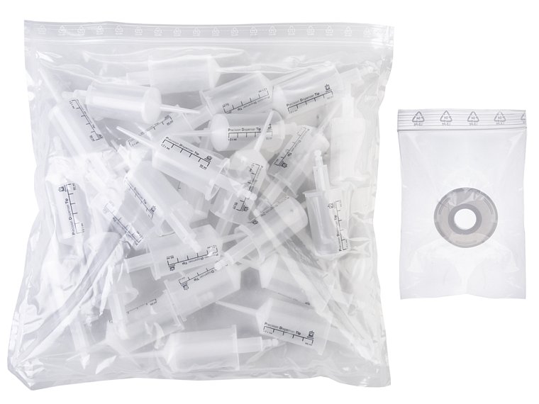 balení nástavců PD-TIPS II, objem 50 ml (součástí balení je 1 ks adaptéru)