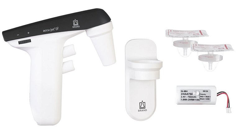 pipetovací nástavec accu–jet S, varianta bez AC adaptéru