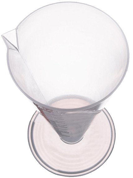 Odměrka kónická s lisovanou stupnicí, PP