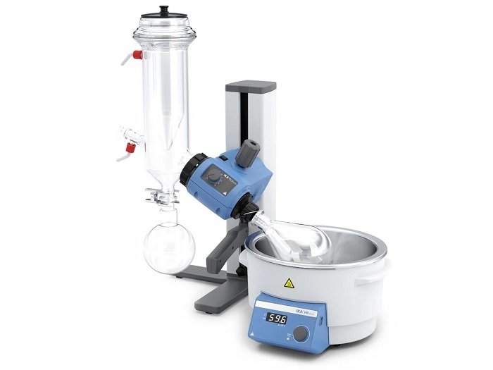 RV 3 Dry Ice Condenser s chladičem pro destilaci nízkovroucích látek pomocí suchého ledu