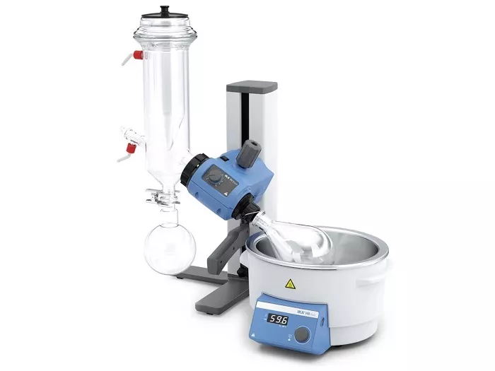 RV 3 Dry Ice Condenser s chladičem pro destilaci nízkovroucích látek pomocí suchého ledu