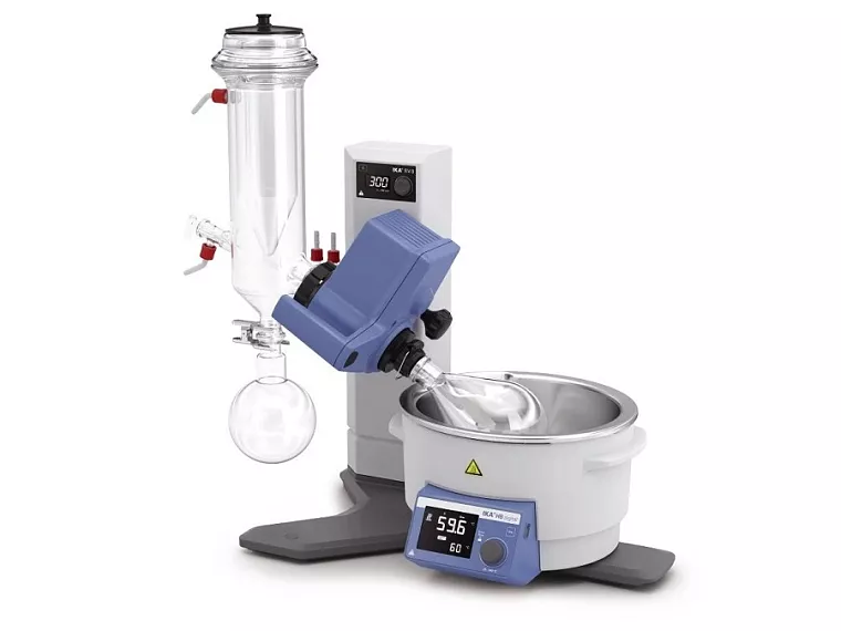RV 8 Dry Ice Condenser s chladičem pro destilaci nízkovroucích látek pomocí suchého ledu