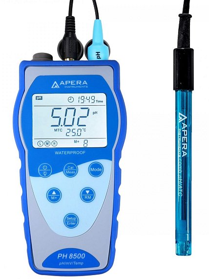 pH 8500 Kit s kombinovanou pH elektrodou 201 T-F pro rutinní měření
