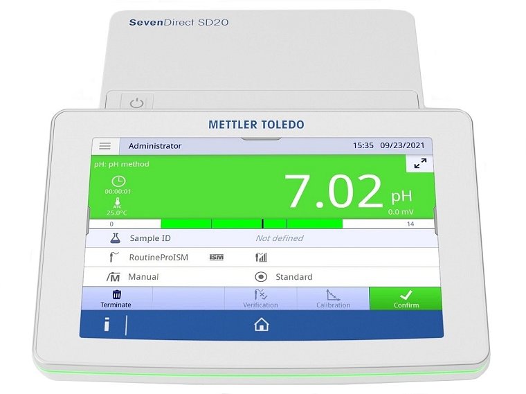 pH metr stolní Mettler Toledo SevenDirect SD20