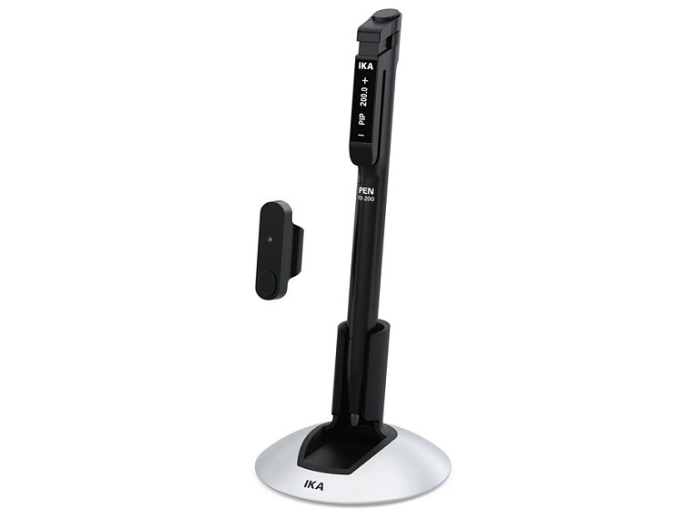 Sada Flex Solution: Pipeta IKA PEN včetně stojánku PEN.Stand a bezdrátového ovládacího tlačítka PEN.WiCo