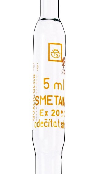 Pipeta na smetanu, ověřená