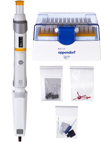 8kanálová pipeta Eppendorf Research Plus s nastavitelným objemem 30 – 300 µl