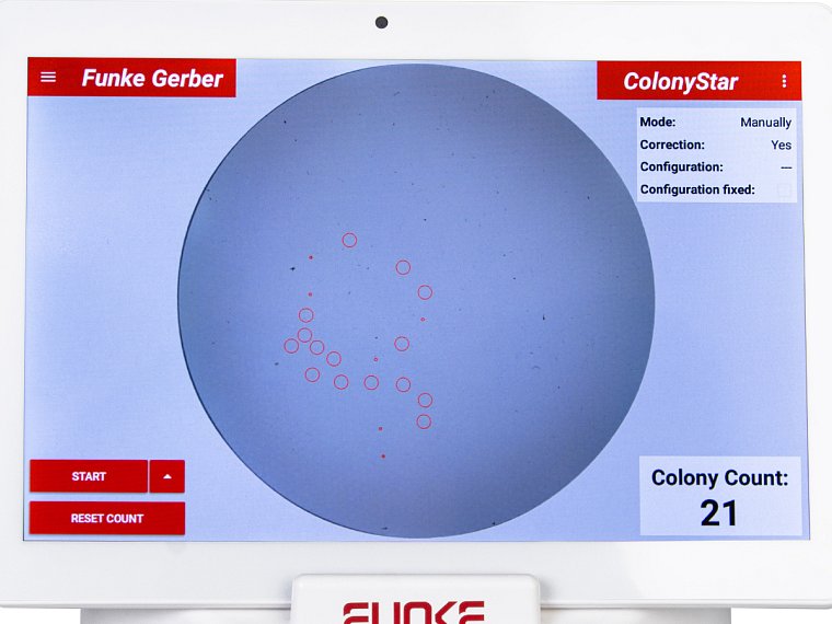 Počítadlo kolonií Funke Gerber ColonyStar automatic