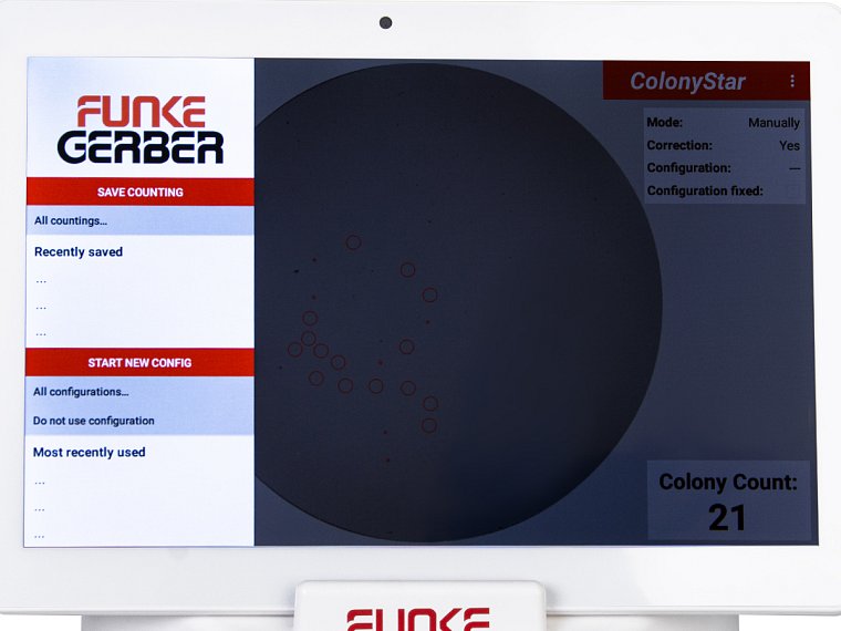 Počítadlo kolonií Funke Gerber ColonyStar automatic