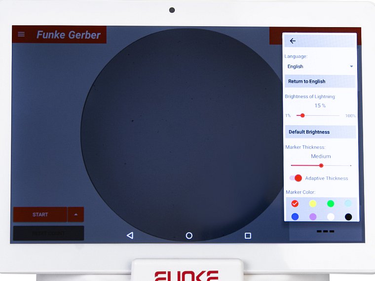 Počítadlo kolonií Funke Gerber ColonyStar automatic