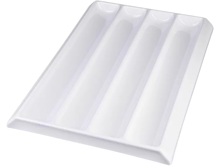 Podnos na pipety, dělený, PVC