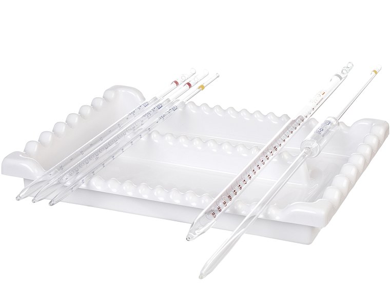 Podnos na pipety, PVC