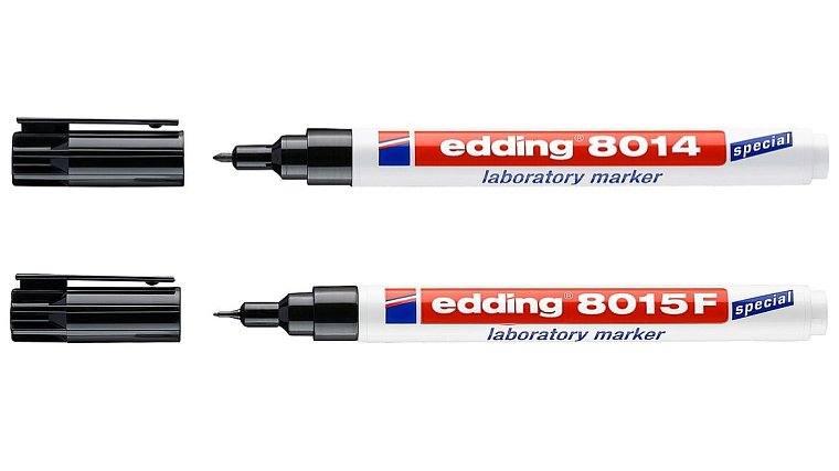 Popisovač laboratorní Edding, s jemným hrotem