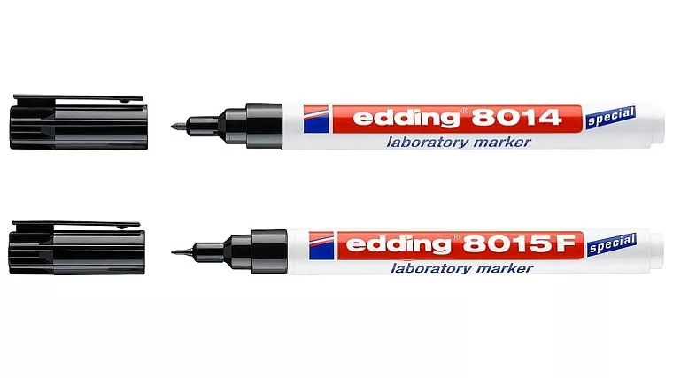 Popisovač laboratorní Edding, s jemným hrotem