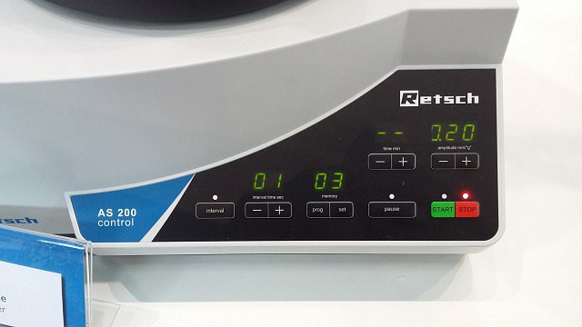 AS 200 control, ovládací panel